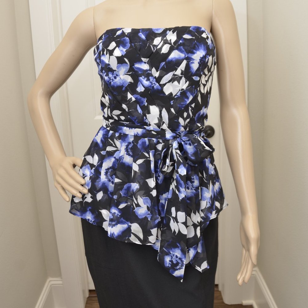 White House Black Market Strapless Top